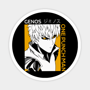 Genos OPM anime Fanart Magnet